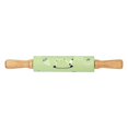 thumbnail image 1 of Rodillo de amasar multifuncional para hornear con poste extendido para el hogar, cocina, pastel, verde, 1 of 10