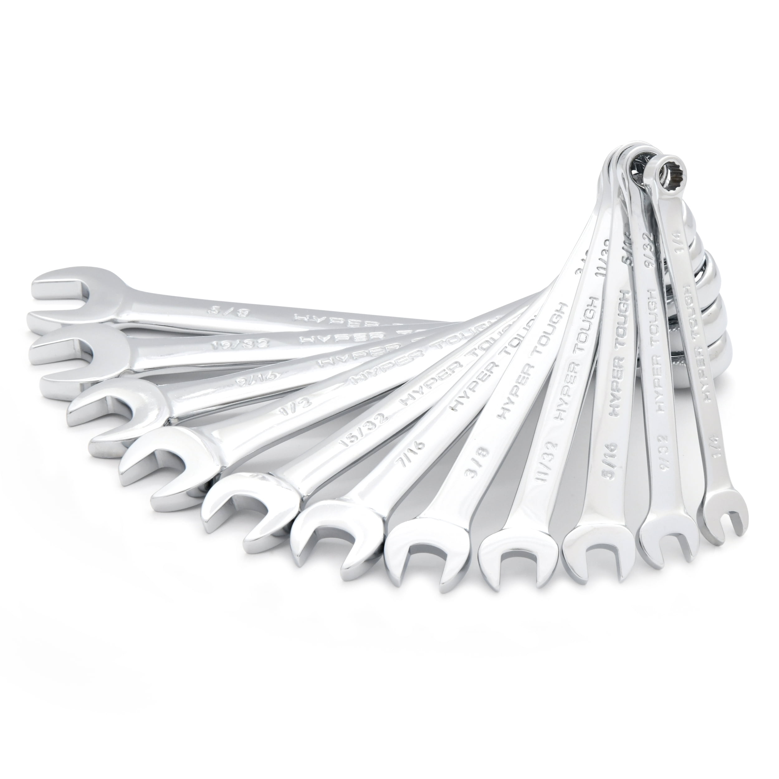 Hyper Tough 22-Piece Combination Wrench Tool Set, Hand Tools