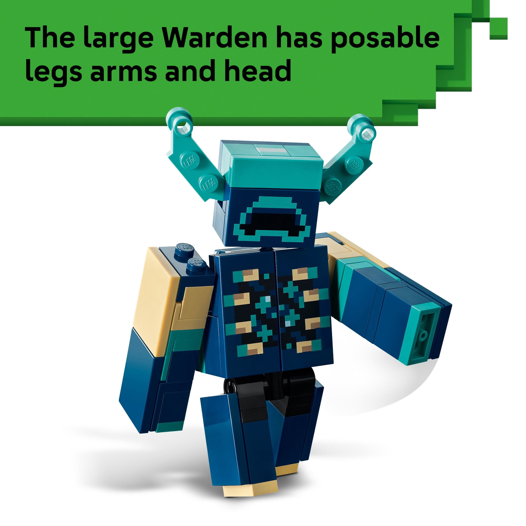 LEGO Minecraft The Warden Encounter Kids Toy -  Collectible Building Set for Boys and Girls 7+- With Silent Ranger Minifigure - Great Birthday Gift for Gamers and Kids Who Love Minecraft Toys - 21274