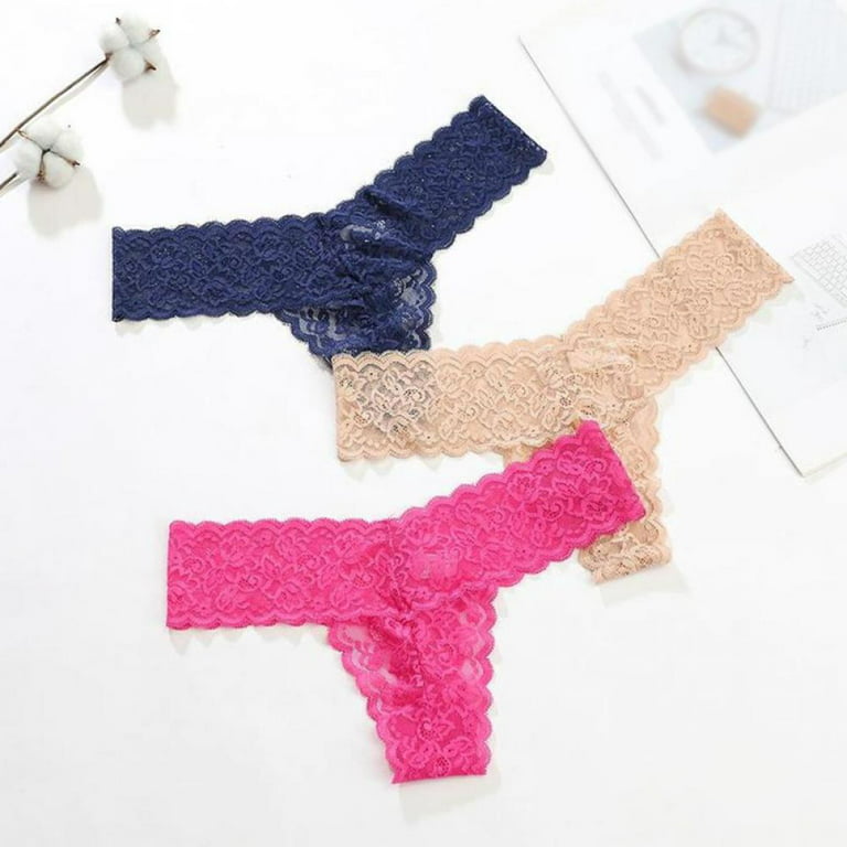 Women Underwear Transparent Lace Panties Woman G-Strings Thongs Mujer  Lingerie Femme Low Waist Panties