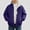 Purple, variant on DJDLJWCJ Boys Winter Coat Fleece Lined Thicken Warm Quilted Jacket Solid Color Comforty Down Jacket Yellow Size 7