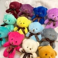 thumbnail image 4 of 30pcs New 21Color Mini Bear Plush Doll Keychain 12cm Cute Colorful Bear Animal Stuffed Toys For Girl Bag Pendant Children Gifts, 4 of 5