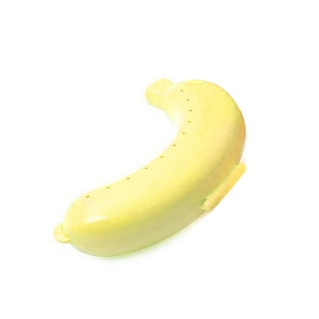 Banana Fiber Box - Plastic Banana Protector Container Box Holder Case Food Lunch Fruit Storage