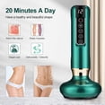 thumbnail image 3 of Vogacara Masajeador eléctrico con ventosas, ajustable, recargable, apagado automático, SPA, pulso, masaje corporal, raspado, salud, belleza, dispositivo Protección de la piel Verde Vogacara CE014164-03, 3 of 6
