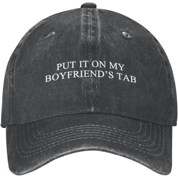 Cool Hats for Men Put It On My Boyfriends Tab Cute Baseball Caps for Men's Beach Baseball Hat