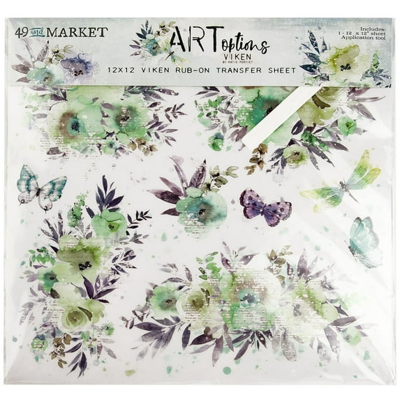 ARToptions Viken Rub-Ons 12"X12"-1 Sheet