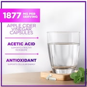 Apple Cider Vinegar Capsules 1877mg Per Serving - Extra Strength ACV Pills with Vitamin D3 - Apple Vinegar Supplement Sourced from The Mother for Digestion & Immune Support, Bottled USA, 120 Capsules