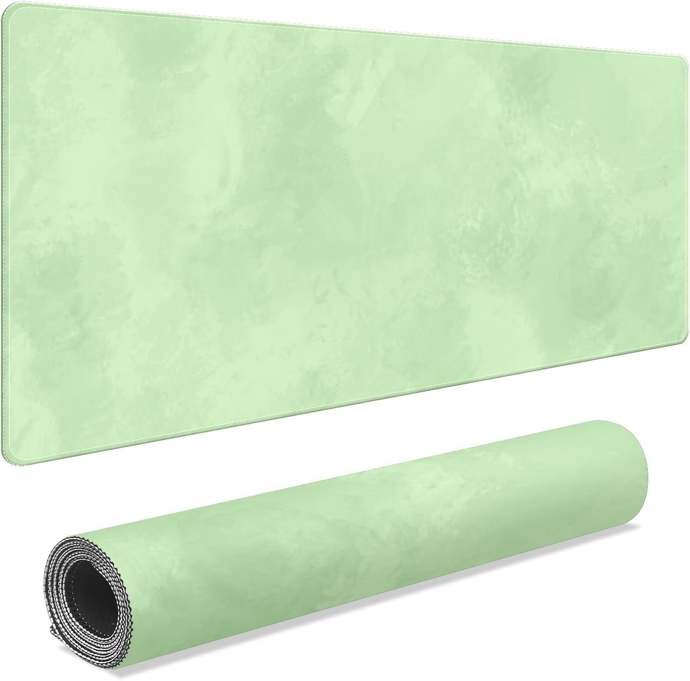 Sage Green Desk Mat, Desk Accessory, Cute Workspace, Trendy Workspace, Trendy, 35.4x15.7in Large Gaming Mouse Pad, Cute Desk Topper, Pretty Desk Pad