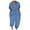 Light blue, variant on Women Jean Pants Plus Size Women Plus Size Overalls Casual Loose Dungarees Romper Baggy Playsuit Jumpsuit