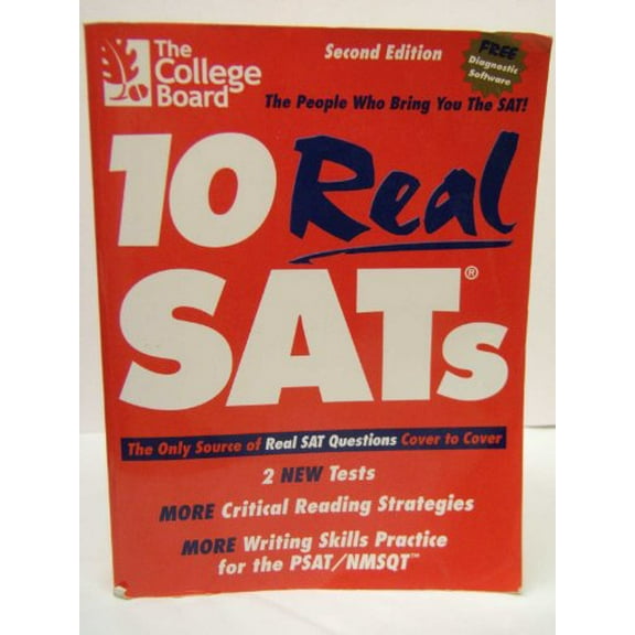 Pre-Owned 10 Real SATs [With CDROM for Windows] (Paperback) 0874476542 9780874476545