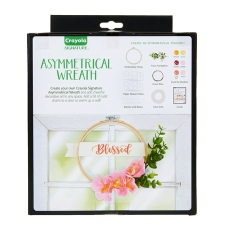UPC: 0071662309282 | Crayola Signature Asymmetrical Wreath Craft Kit  Gift