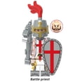 thumbnail image 1 of Medieval Knights Soldier Army Lion Heart Empire Knight Battle Priest Mini Figura De Acción Bloque De Construcción, 1 of 3