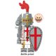 thumbnail image 3 of Soldados Medievales De Combate Sacerdote León Corazón Caballero Patrón Dorado Bloques De Construcción Figuras Modelo De Niños Juguetes, 3 of 4