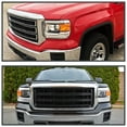 thumbnail image 2 of Spec-D Tuning Chrome Projector Headlights Compatible with 2014-2018 GMC Sierra 1500 2500 3500 / Denali / SLE / SLT, Left + Right Pair Headlamps Assembly, 2 of 5