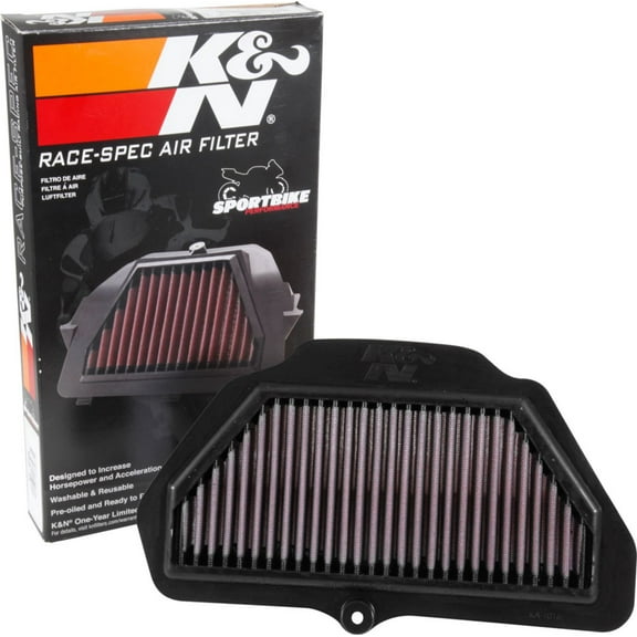 K&N Engine Air Filter: High Performance, Premium, Powersport Air Filter: 2016-2019 KAWASAKI (ZX1000 Ninja ZX-10R, ABS, ABS KRT Edition, KRT Edition, SE) KA-1016R