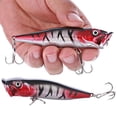 thumbnail image 3 of Holzlrgus Fishing Lures Large Hard Bait Minnow VIB Lure with Treble Hook Life-Like Swimbait Fishing Bait Popper Crankbait Vibe Sinking Lure for Bass Trout Walleye Redfish, 3 of 7