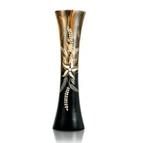 AeraVida 14" Floral Mango wood Vase,