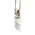 thumbnail image 2 of Carillón de viento escultural con temática animal, figura única rústica, regalo ideal para colgar Marrón claro, 2 of 9