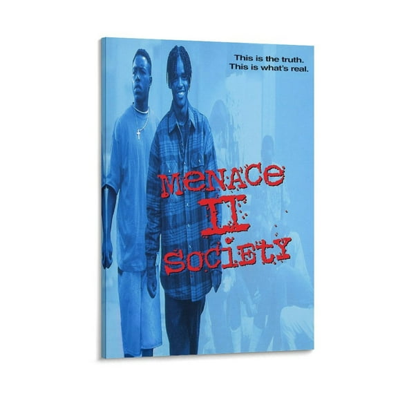 Movie Poster Menace II Society Canvas Wall Art Poster Decorative Bedroom Modern Home Print Picture Artworks Posters 12x18inch(30x45cm)