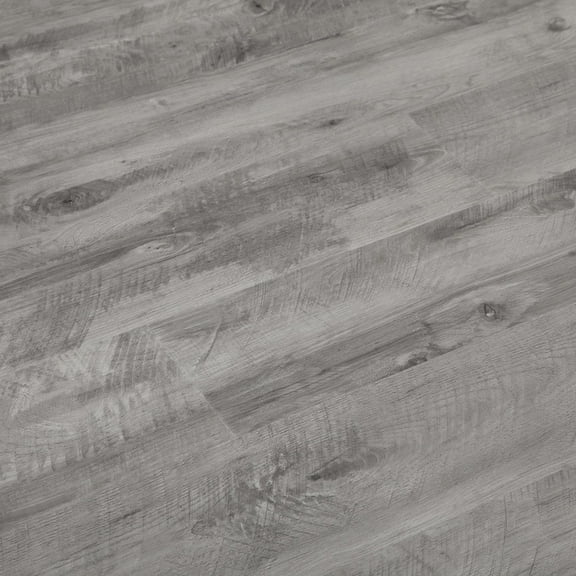 Dekorman Take-Home Sample: Water-Proof Vinyl SPC Rigid Core, Gray Oak. Sample size: 8-in L x 7.1-in W. Match FS502 SPC Flooring