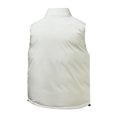 thumbnail image 4 of Bibifish Women's Puffer Vests Solid Multi-Pockets Zip Up Quilted Gilets Sleeveless Casual Lightweight Breathable Hiking Outerwear, 4 of 5
