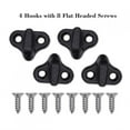 thumbnail image 2 of Fugacal Black Nylon Kayak Hooks Replacement, Kayak Accessories, Replacement For Kayak, 2 of 8