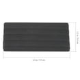 thumbnail image 2 of RUNROTOO Anti-slip Drum Guards 2Pcs Rectangle Rubber Bass Drum Hoop Guard Protection 5.9x1.2in, 2 of 8