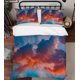 thumbnail image 2 of 3D Sunset Sky Cloud Landscape Funda de edredón Set Ropa de cama Set Funda de edredón, 2 of 3