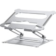 thumbnail image 1 of Support pour Ordinateur Portable Multi-Angle avec Évent de Chaleur, Support Réglable en Aluminium Compatible avec Ordinateur Portable (11-17 Pouces) MacBook Pro / Air, Dell, Lenovo, Samsung, Huawei MateBook, 1 of 7