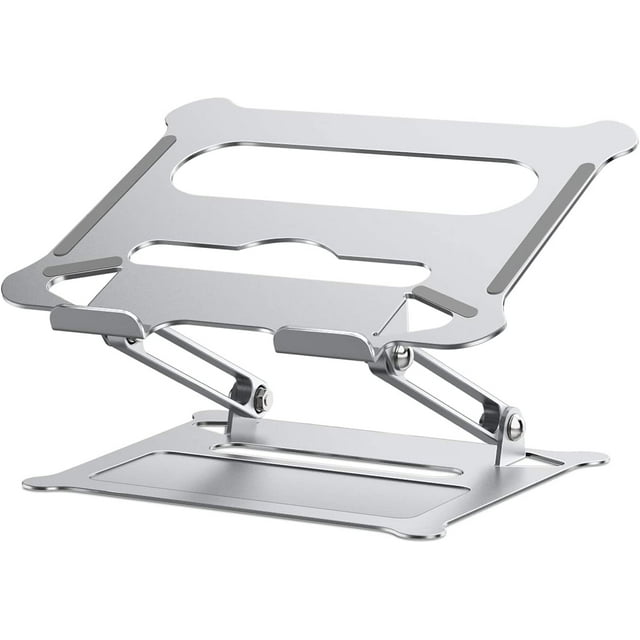 Support pour Ordinateur Portable Multi-Angle avec Évent de Chaleur, Support Réglable en Aluminium Compatible avec Ordinateur Portable (11-17 Pouces) MacBook Pro / Air, Dell, Lenovo, Samsung, Huawei MateBook