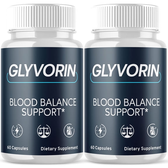 Glyvorin Blood Support Pills Advanced Formula Vitamin Supplement 120 Capsules