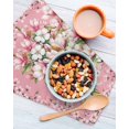 thumbnail image 3 of Pink Orchid Flowers Kitchen Dish Towels for Drying Dishes Set of 2, Vintage Floral Leaves Plants Spring Waffle Weave Microfiber Hand Tea Bathroom Towels Quick Dry & Absorbent Towel 12x12, 3 of 7