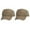 Beige, variant on Top Headwear Men's Blank Rope Trucker Foam Mesh Plain Hats, 2PC Aqua