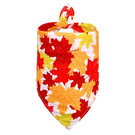 Dog Bandanas Holiday Triangular Scarf Costume Saliva Towel Dog Scarfs Thanksgiving Decorations Bibs for Dog
