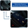thumbnail image 5 of Constellation Soft and Comfortable 12.5x8.2 Inch Furry Printed Armrest Accessory Cover for Car, 5 of 6