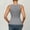 Grey, variant on Adjustable Strap Camisole Shirts for Women Built in Removable Pads Stretchy Breathable Lightweight Tops for Daily Working Relaxing Sports Double Lined Tank with Padding (Grey,M)