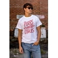 thumbnail image 4 of Crazy Cat Lady Purrs Well With Others Plus Size Crewneck Graphic Tee Shirt Brisco Brands 3X, 4 of 5