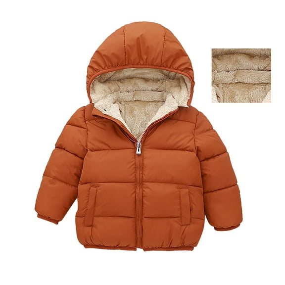 Kid Winter Coat Light Weight Water-Resistant with Hooded Puffer Jacket Kids Girls Winter Clothes 3-4 Years