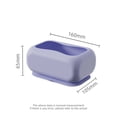 thumbnail image 3 of Silicone Suction Cup Tissue Holder (Wall-Mounted Dispenser, Bathroom Paper Shelf), Purple, Brown Silicone Suction Cup Tissue Storage Rack, Wall Mounted Dispenser For Bathrooms, Meiiso, 3 of 9