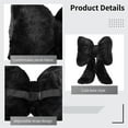 thumbnail image 4 of 2 PCS Cute Butterfly Neck Pillow for Car, Plush Headrest Pillow with Adjustable Strap, Soft and Comfortable Car Neck Support Cushion, 4 of 6
