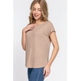 thumbnail image 3 of Short Dolman Slv Rib Knit Top, 3 of 5