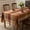 Brown, variant on Plaid Tablecloth for Christmas, W60 x L60 inch Table Cloth Holiday Family Gathering Square Table Cover - Spillproof & Waterproof - Ideal for Indoor & Outdoor Use