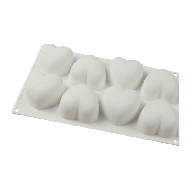 Toystoory Molde de silicona para hornear, herramientas de modelado de postres para el Día de San Valentín, accesorios de decoración de múltiples Cocina y Comedor Blanco Toystoory HA062183-01B