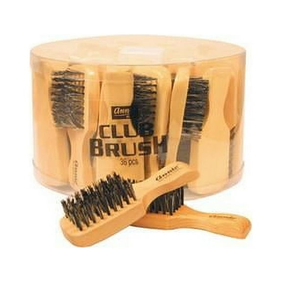 Annie Mini Club Brush, Hard Bristle 1 Unit
