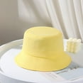 thumbnail image 5 of CoCopeaunts Bucket Hat for Kids Spring Summer Solid Color Fisherman Hat Girl Packable Outdoor Sun Protection Cotton Basin Hat, 5 of 8