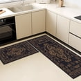 thumbnail image 5 of Floral Kitchen Rugs Sets of 3, Non Slip Kitchen Rugs and Mats Washable Farmhouse Kitchen Rugs Floral Kitchen Floor Mat Carpet Runner Rugs for Hallway Laundry Room, 5 of 12