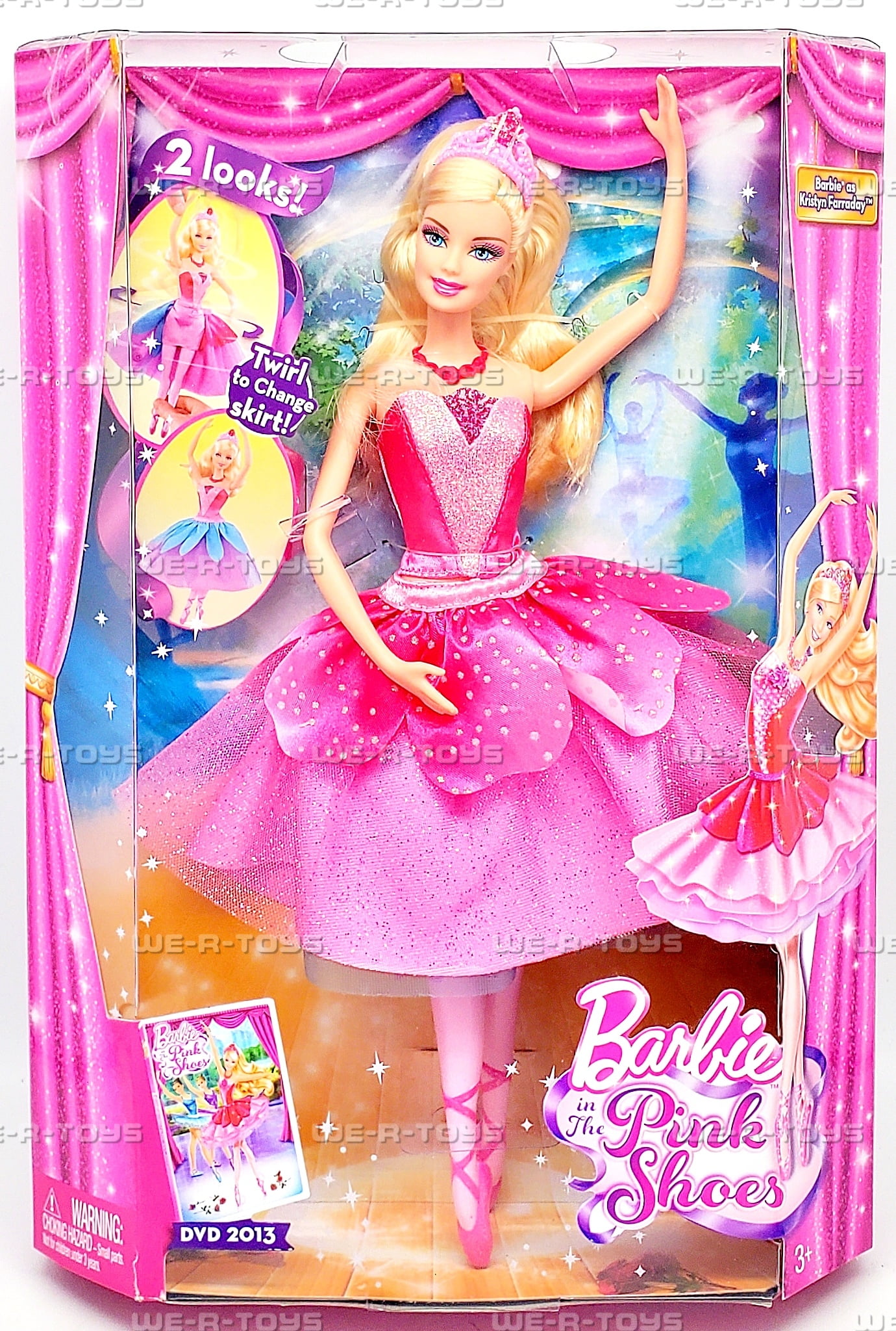 Barbie in the Pink Shoes Transforming Ballerina Kristyn Doll 2012