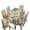 Boho Mandala Floral Butterfly, variant on TSOVTHRID Green Cloud Marble Print Rectangle Tablecloth Chair Cover Set Table Covers 55x82 Inches Table Cloth 4 Pieces Chair Cover for Kitchen Dining Room Decorative