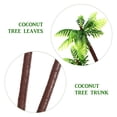 thumbnail image 4 of SHISUYAN 12Pcs Plastic Coconut Tree Miniature Plant Pots Bonsai Craft Micro Landscape DIY Decor, 4 of 8