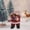 B, variant on Sharprepublic Resin Santa Claus Christmas Figurines Craft Figure for Office Xmas Farmhouse B